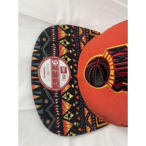 NY Knicks 9FIFTY Rare NBA Men's New Era Cap Black | Orange READ BELOW - Picture 5 of 10